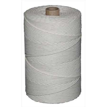 T.W. Evans Cordage 09-602 Number 60 Polished Beef Cotton Twine With 2 Pound Tube With 1220 Ft.
